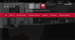 Desktop Screenshot of jenningsortho.com