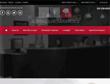 Tablet Screenshot of jenningsortho.com